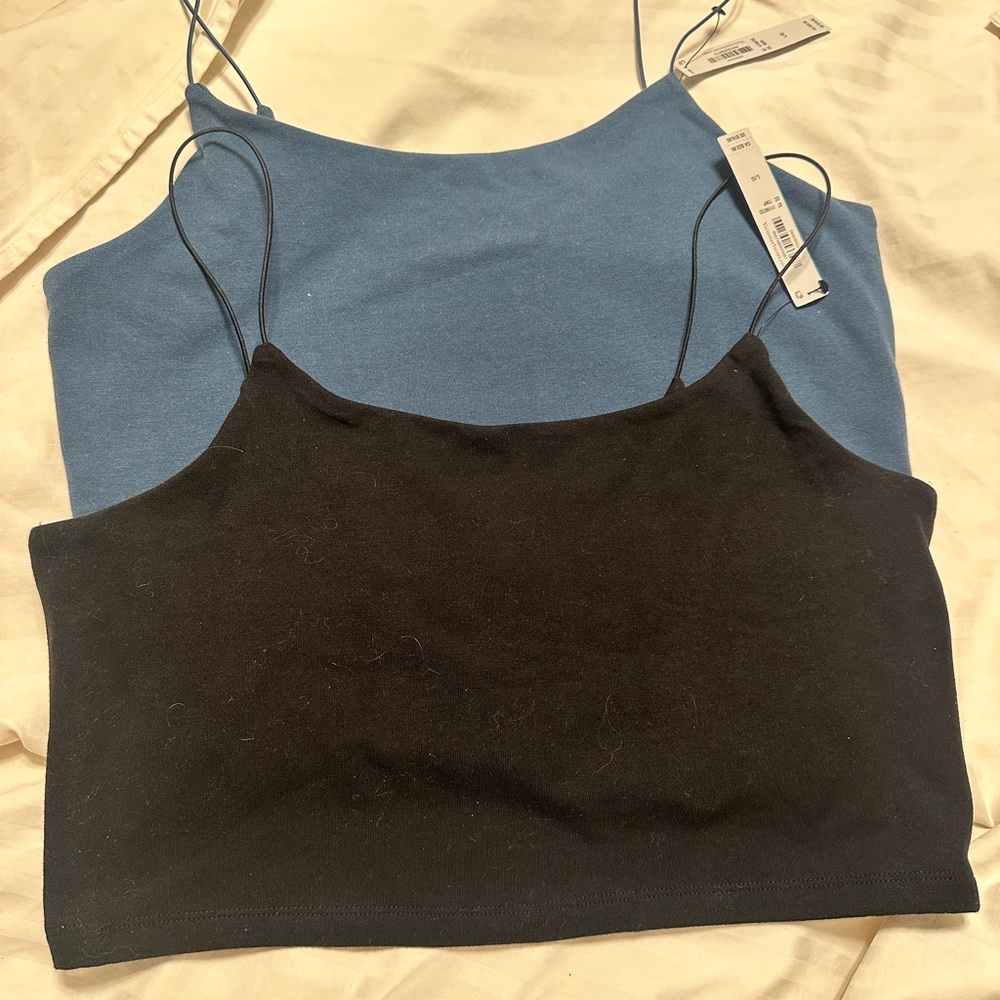 Victoria’s Secret VSX Black and Blue Camisole Set